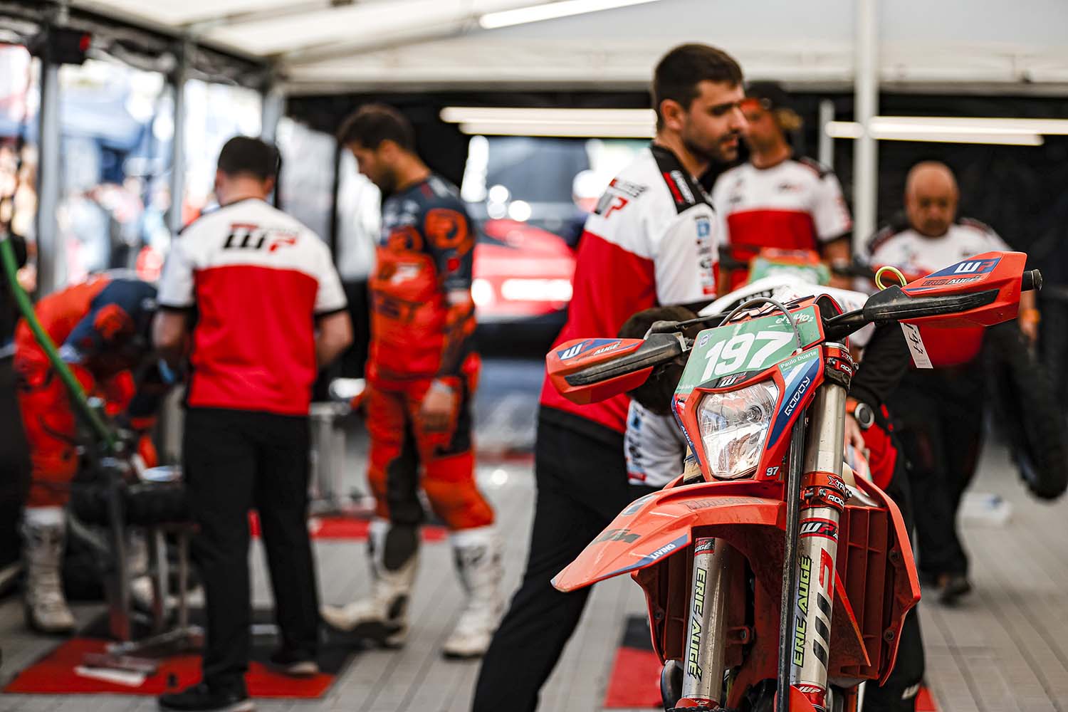 WP Eric Auge official WP Suspension assistance at Romaniacs 2023  