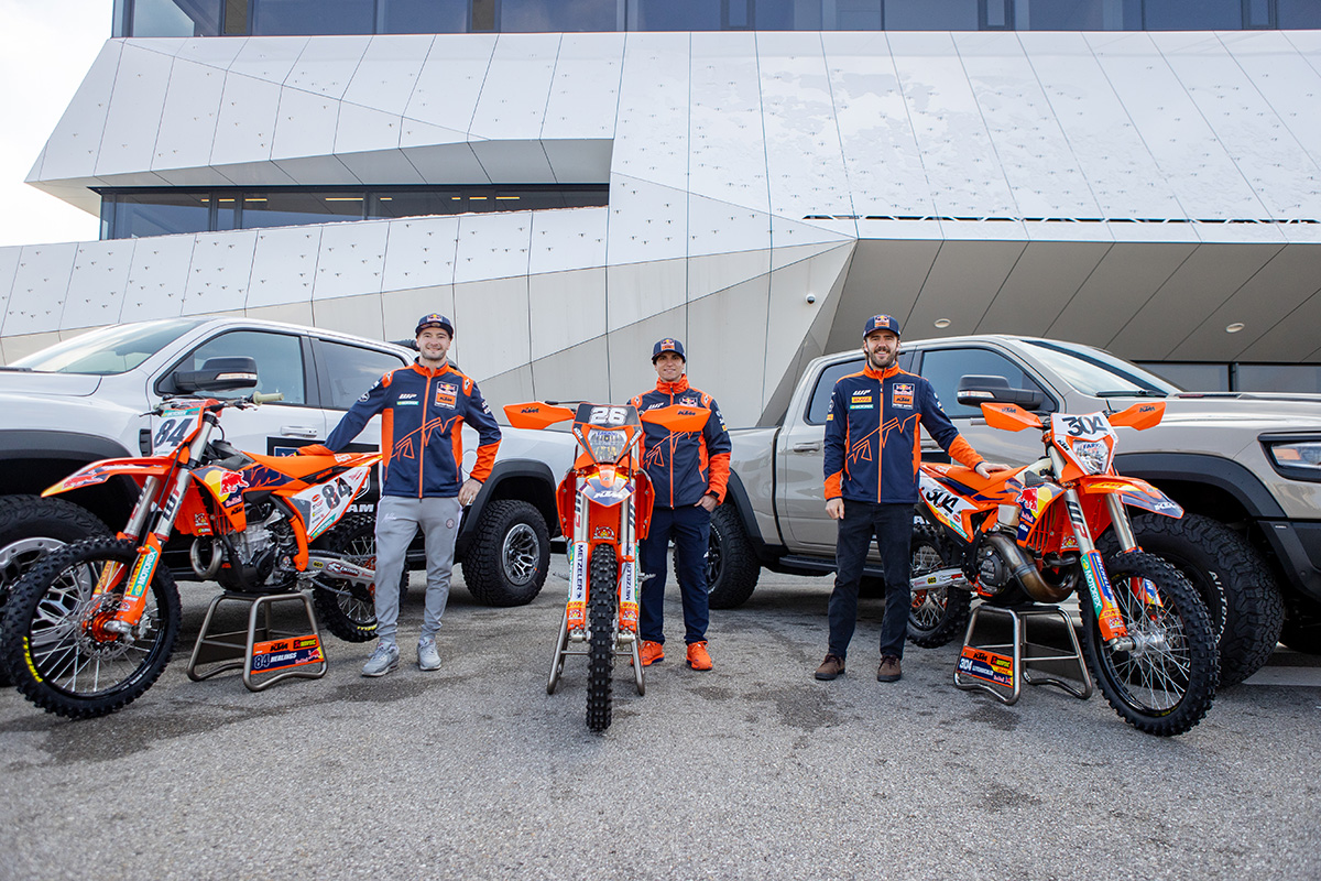 Red Bull Factory Racing teams fight for the RAM Truck keys!