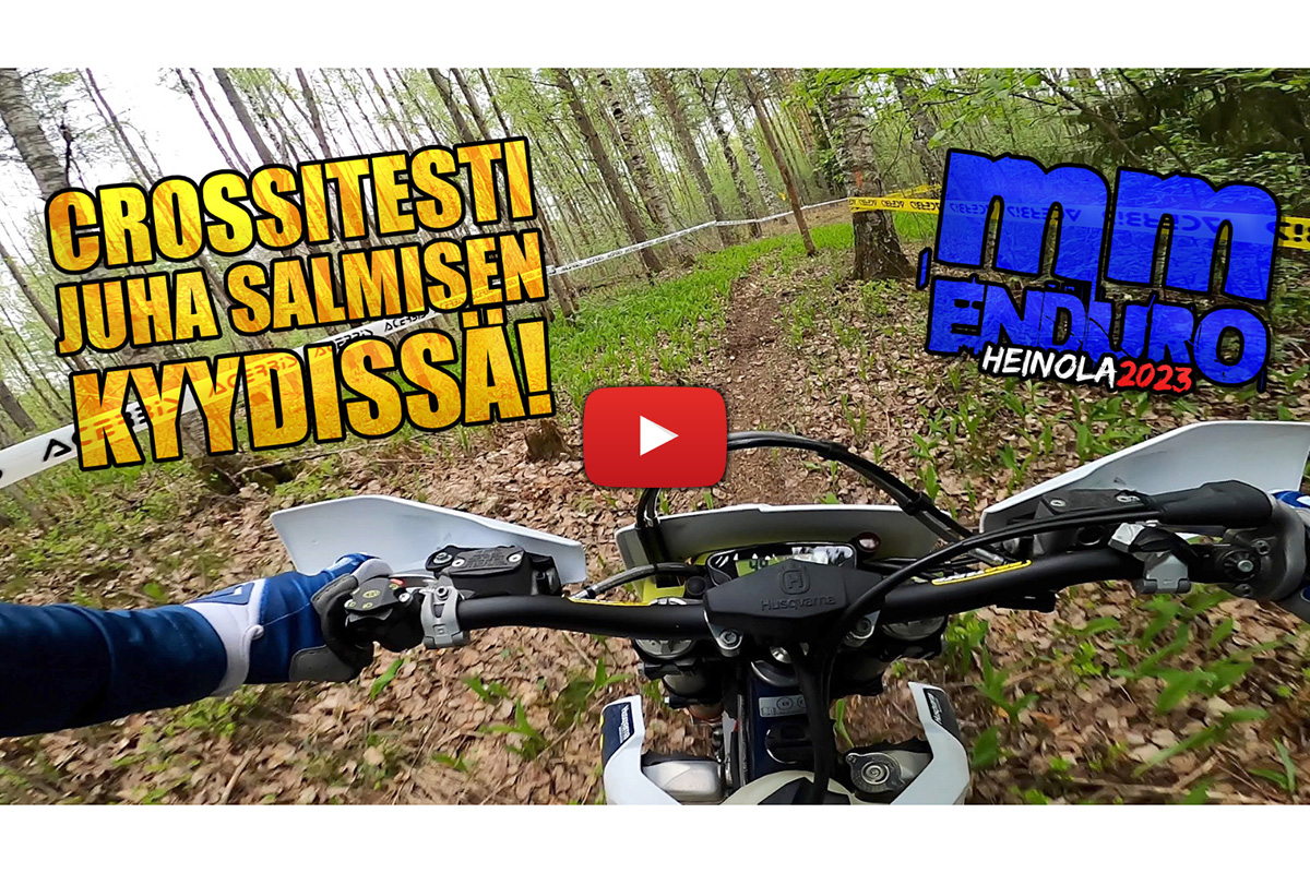 2023 EnduroGP of Finland Cross Test onboard with Juha Salminen rippin’ a 150 two-stroke