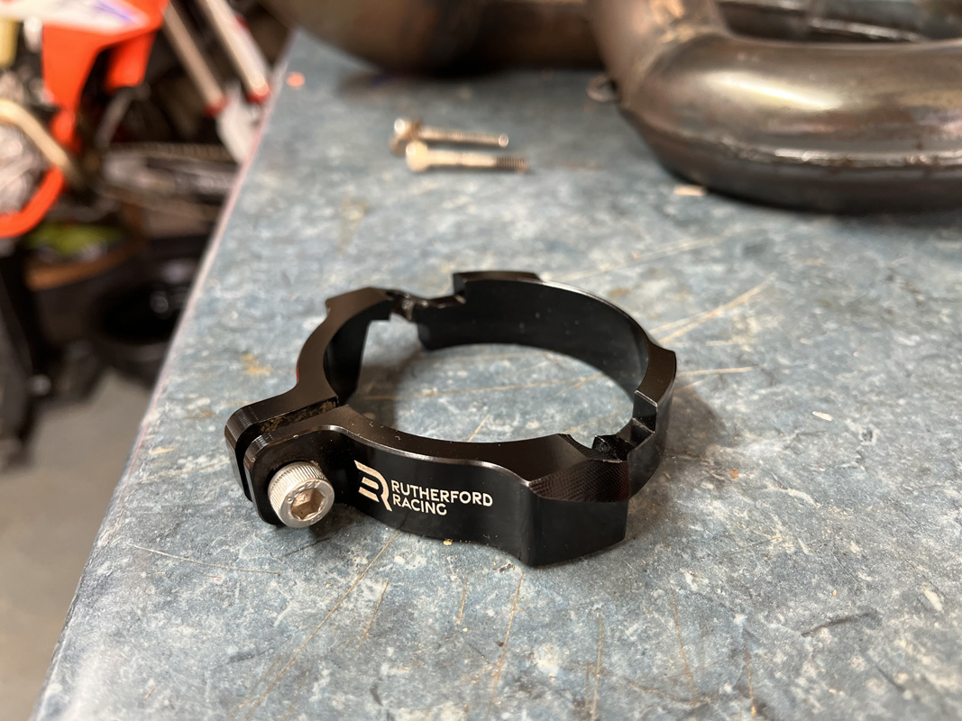 Quick look: Rutherford Racing two-stroke exhaust flange guards