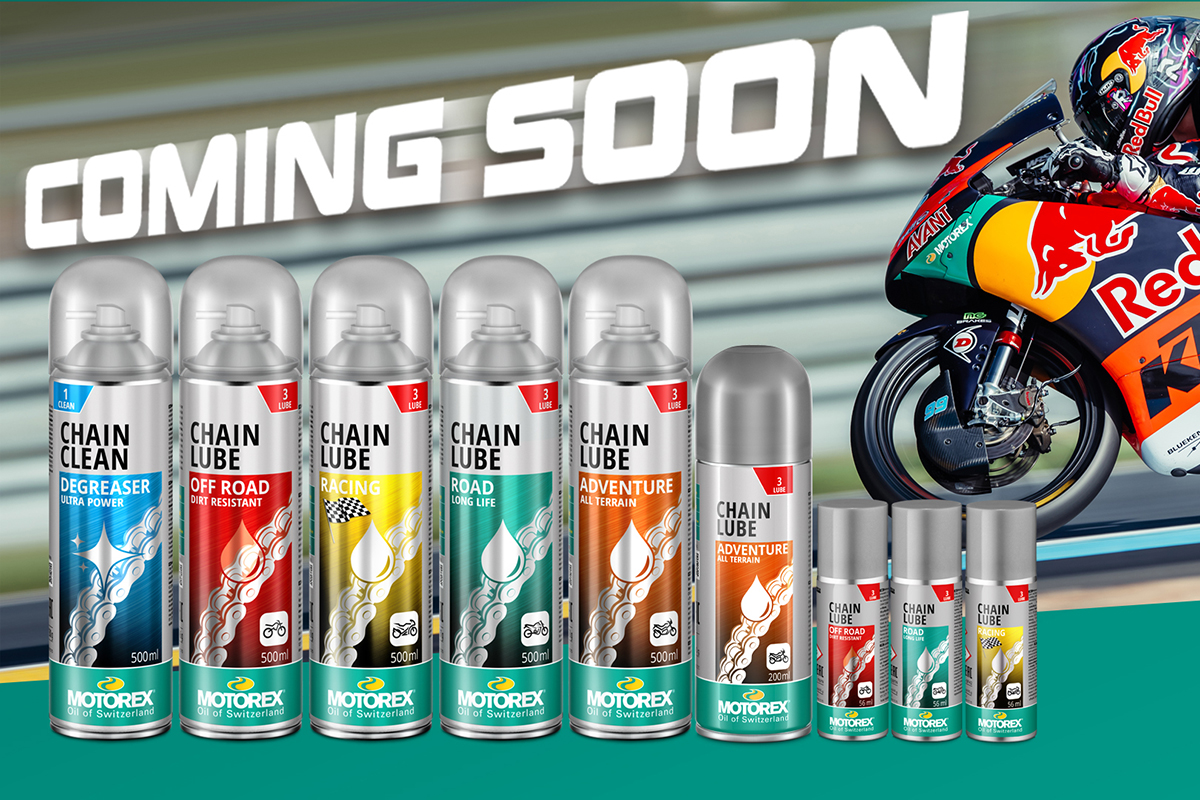 Motorex updates Moto Line chain care range