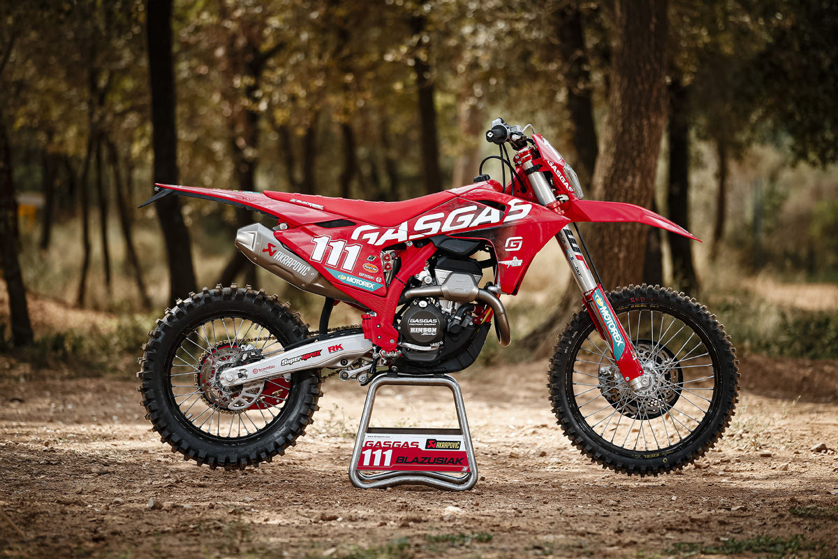 Pro Bike: How Taddy Blazusiak sets-up his rocketship GASGAS EC350F for EnduroCross and SuperEnduro
