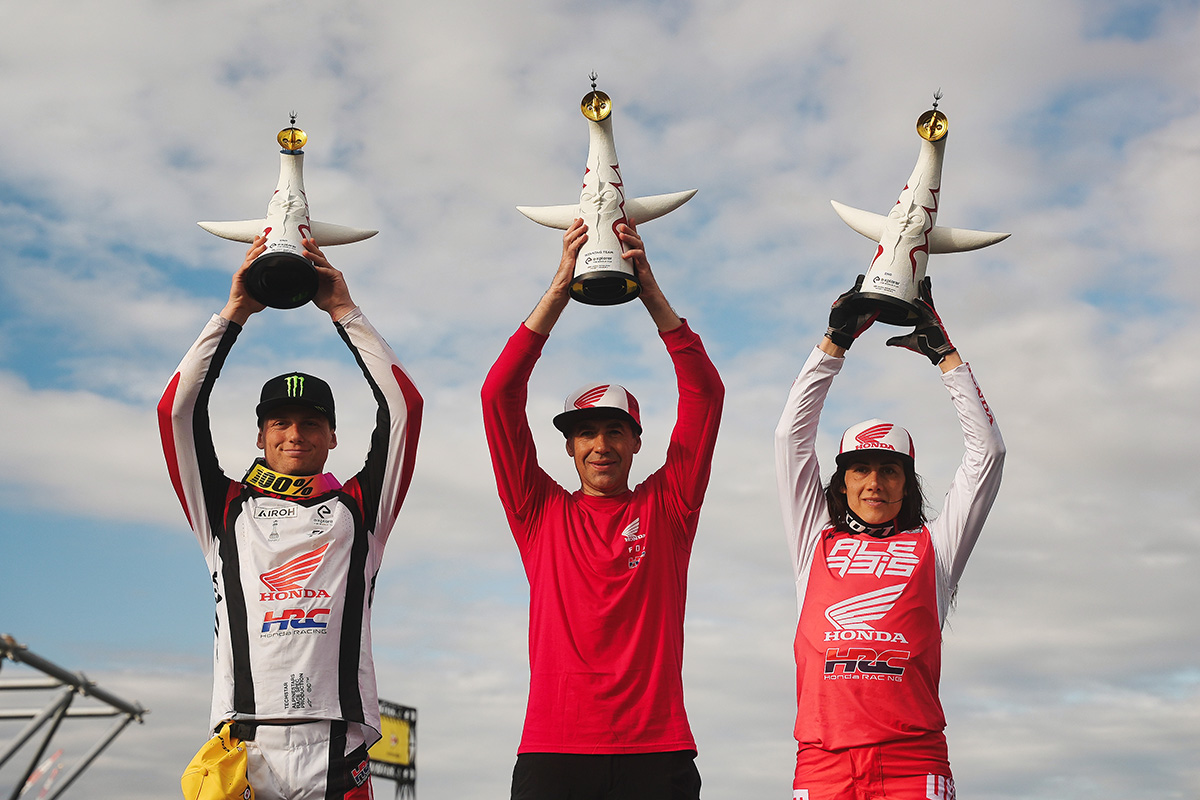 Team HRC wins 2024 FIM E-Xplorer round one in Osaka