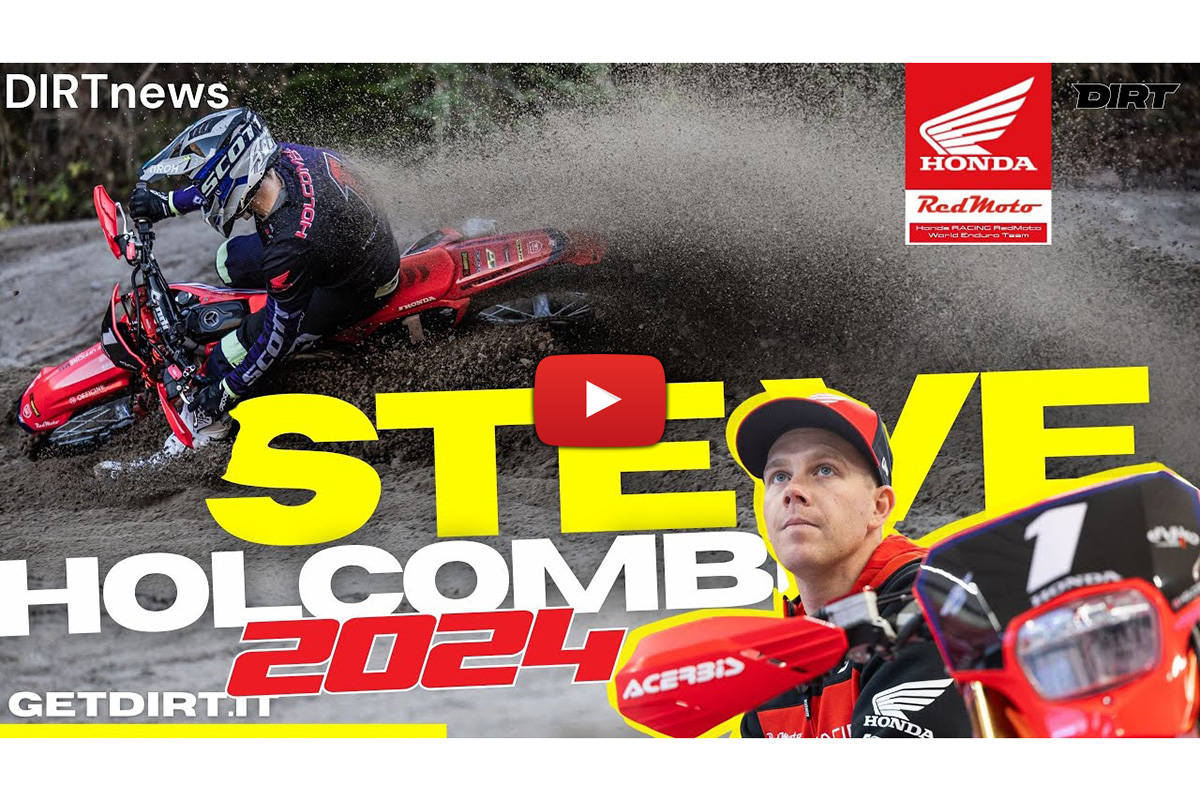 It’s official: Steve Holcombe joins Honda RedMoto Racing Enduro Team for 2024