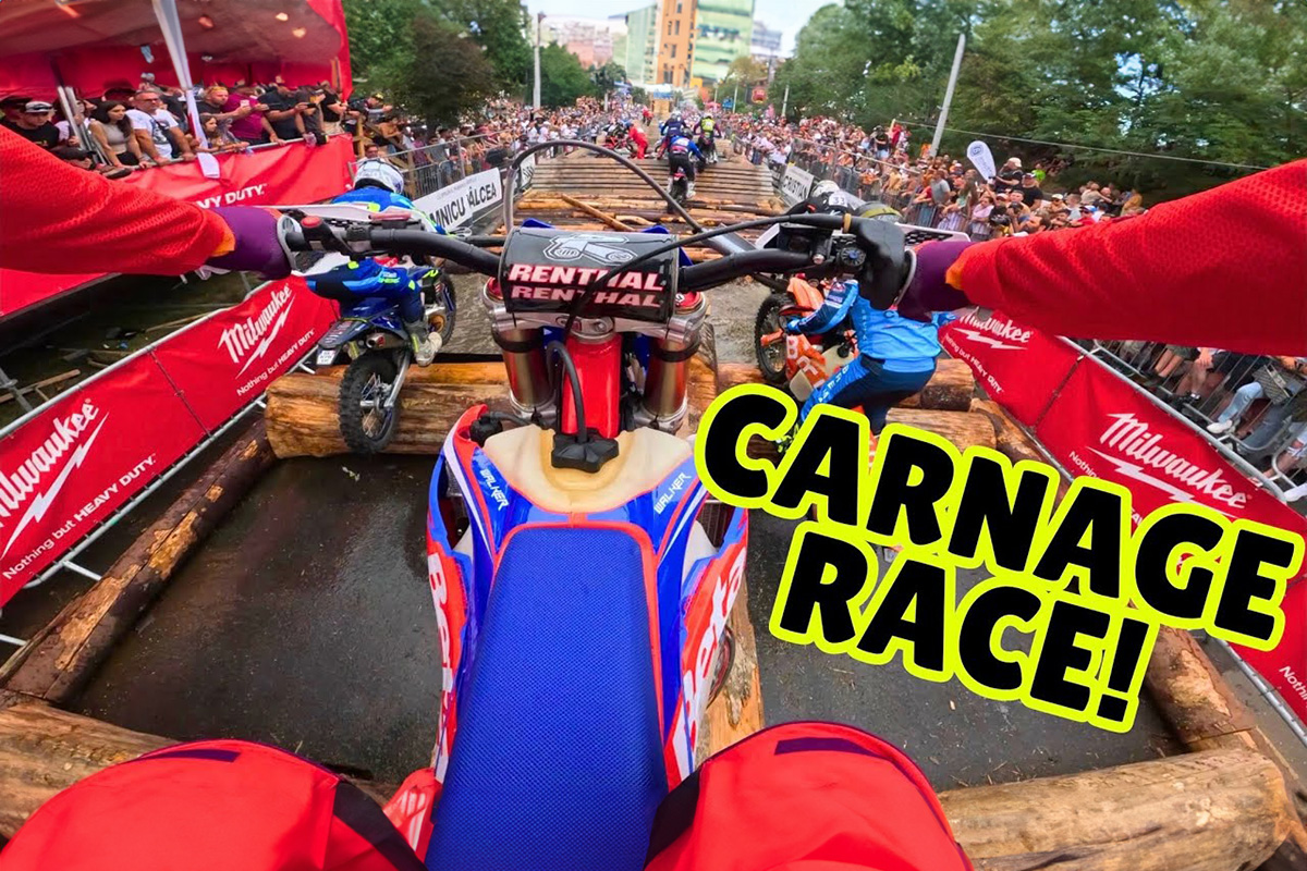 2024 Red Bull Romaniacs Prologue onboard (& over the bars) with Jonny Walker