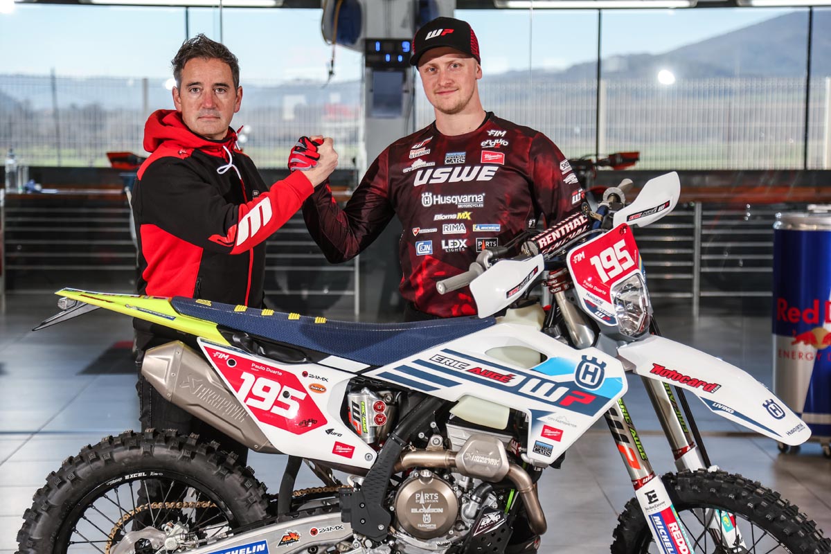 Albin Elowson back in EnduroGP with WP Eric Auge Team