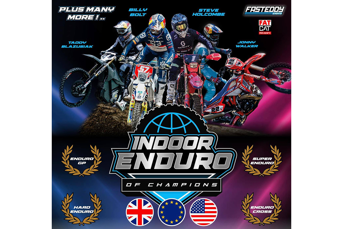 Bolt, Walker, Holcombe, Blazusiak and Garcia set for Indoor Enduro of Champions race
