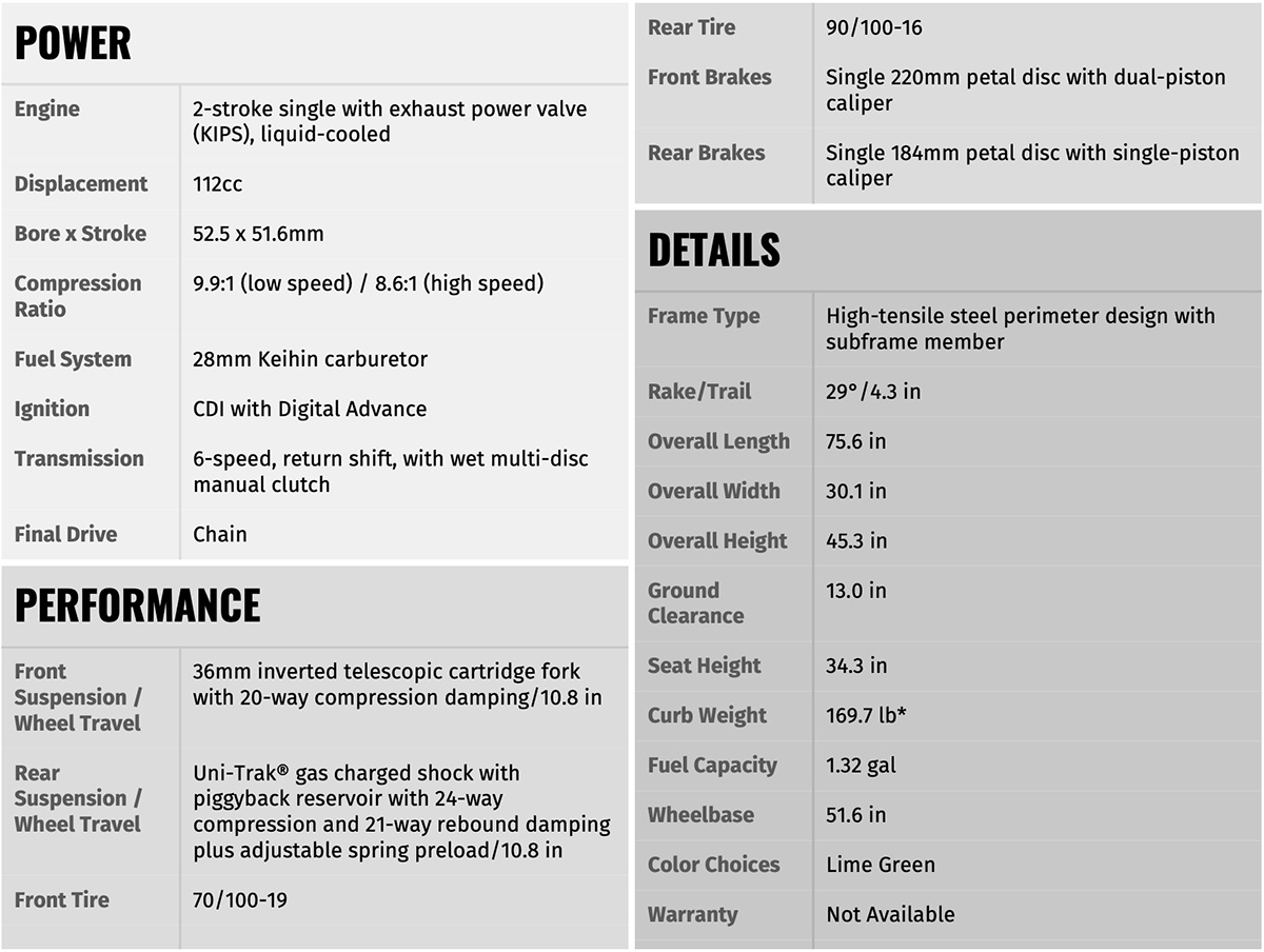 kawasaki_kx112_specifications
