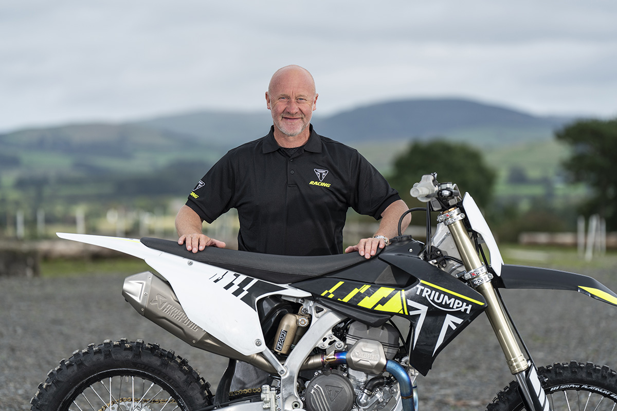 Triumph Racing Enduro Team announced – Paul Edmondson Manager for SuperEnduro and EnduroGP in 2025
