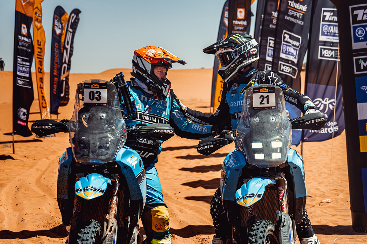Carta Rallye: Yamaha Lockout Big Bike Podium with Paulin and Gallas