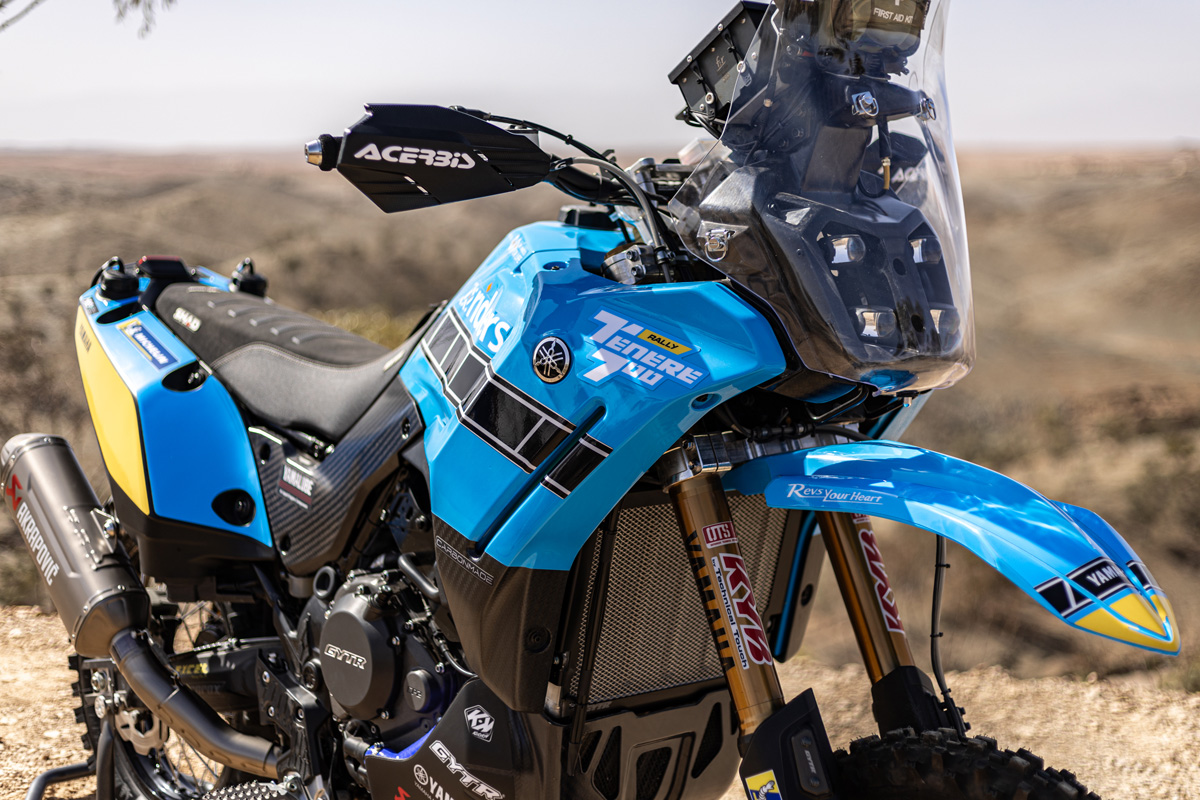 Pro Bike: 2025 Yamaha Tenere 700 GYTR Race Bikes – how good does this look!