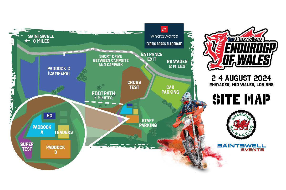 EnduroGP of Wales: Rnd 4 of 2025 Entry List and schedule