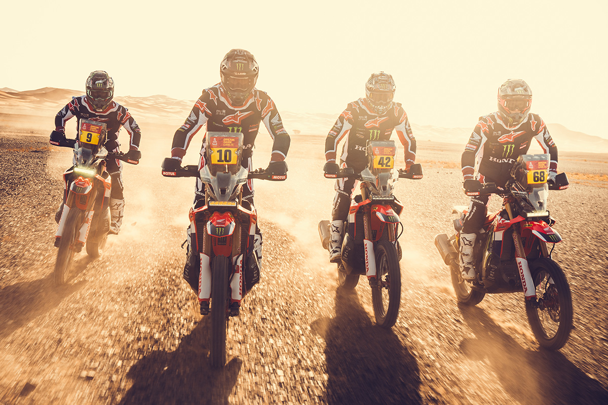 2026 Monster Energy Honda HRC Rally Team Ready for Dakar