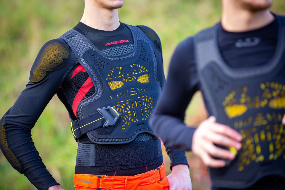 Quick look: New Acerbis DNA 2.0 and Plasma 2.0 enduro, motocross and MTB body armour