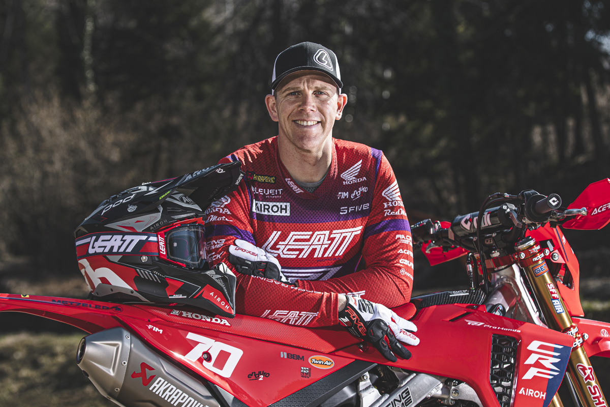 5 minutes with…Steve Holcombe talks CRF300RX and 2025 EnduroGP season incoming