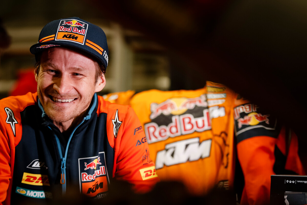 Taddy Blazusiak back on a KTM
