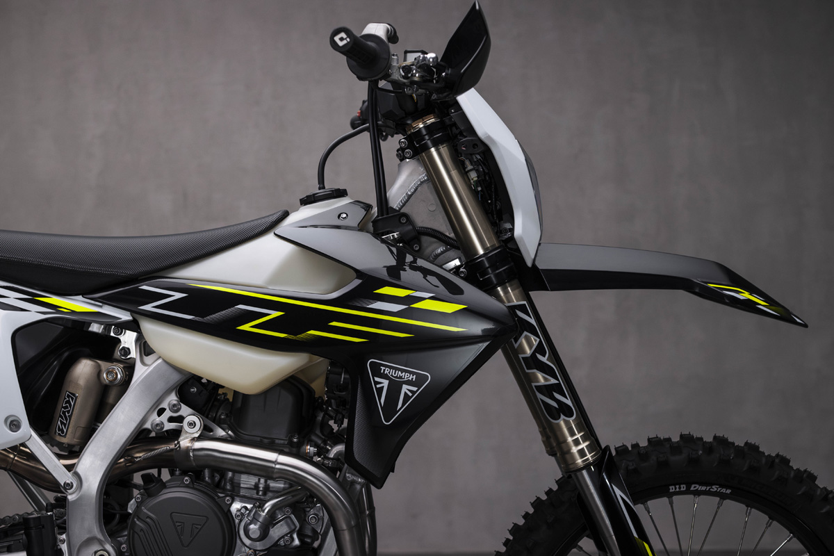 New Triumph Enduro off-road bikes – closer look image gallery and full specifications