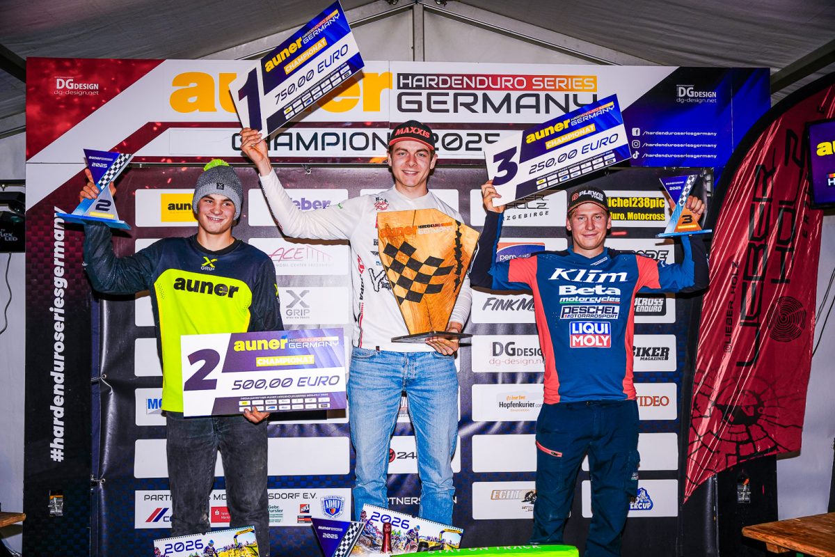 German Hard Enduro: Last lap overtake lands Milan Schmuser 2025 HESG title at Rudersdorf