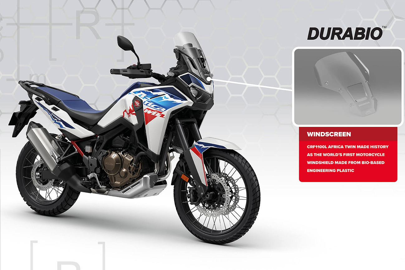 Honda Using Recycled Plastic on Adventure Bikes