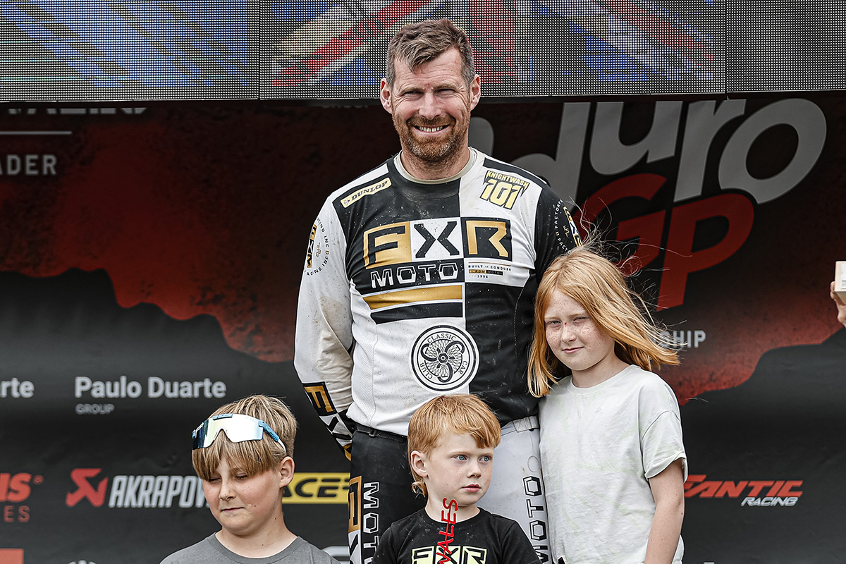 5-Time World Enduro Champion David Knight racing Gotland Grand National on a Ducati