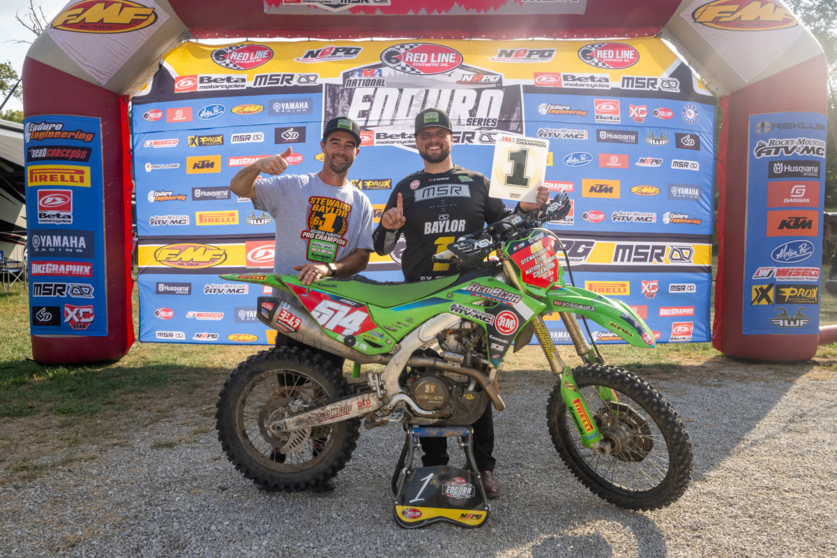 Muddobbers AMA National Enduro: Kawasaki riders dominate podiums – Steward Baylor 2025 Champion