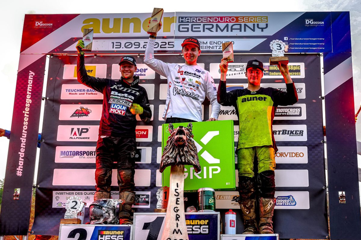 AUNER HardEnduroSeries Germany: Triumph for Milan Schmuser at Isegrim Enduro