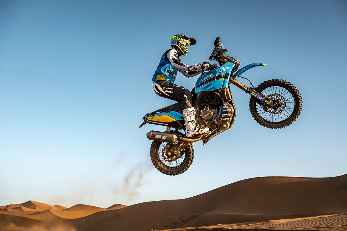Gautier Paulin, Stephane Peterhansel and Kevin Gallas heading for Africa Eco Race with Tenere Yamaha Rally Team 