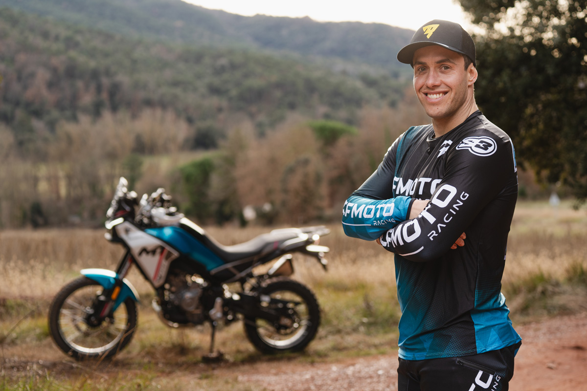 Mario Roman to Race 2026 Romaniacs Adventure Bike class on CF Moto MT450/Ibex