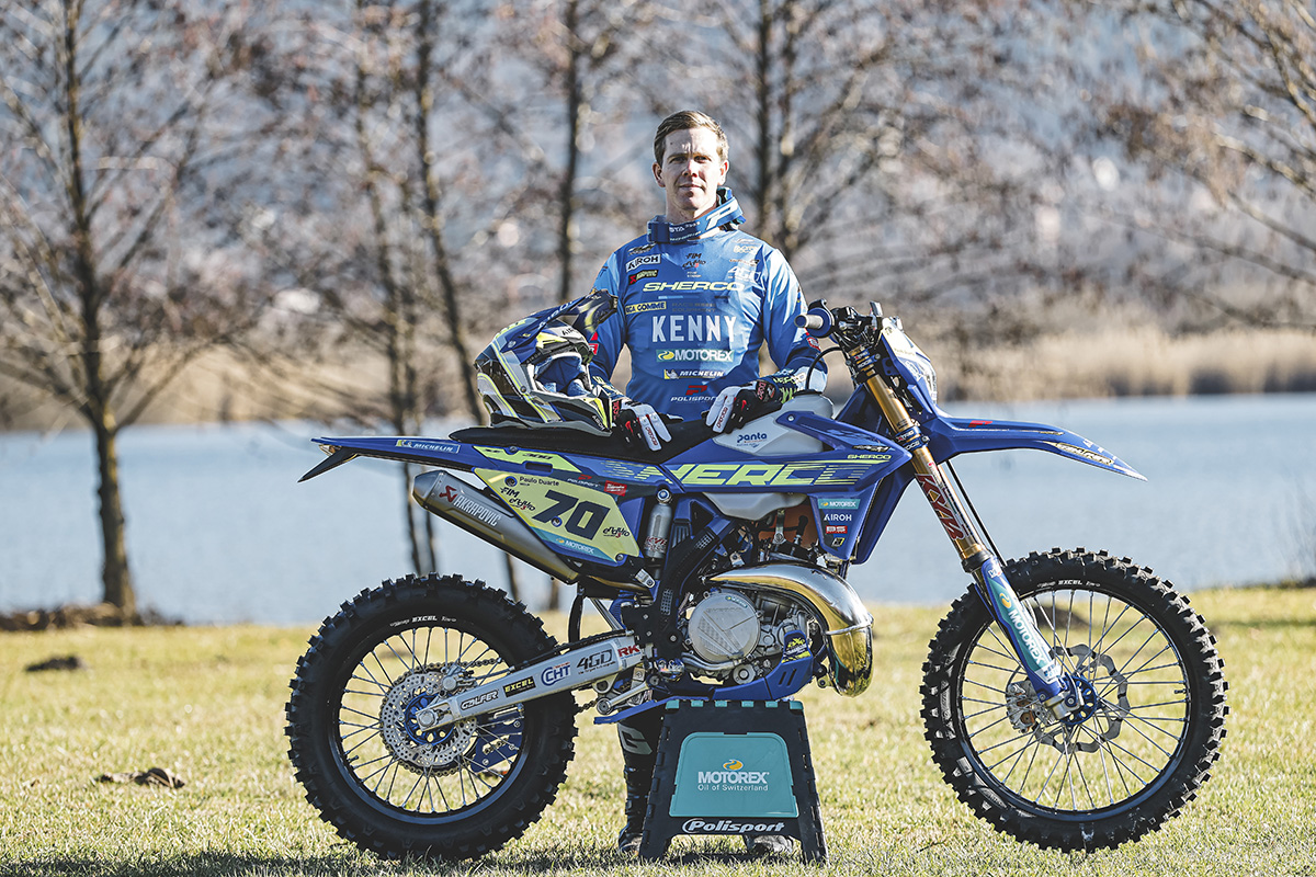 Steve Holcombe Signs with Sherco 