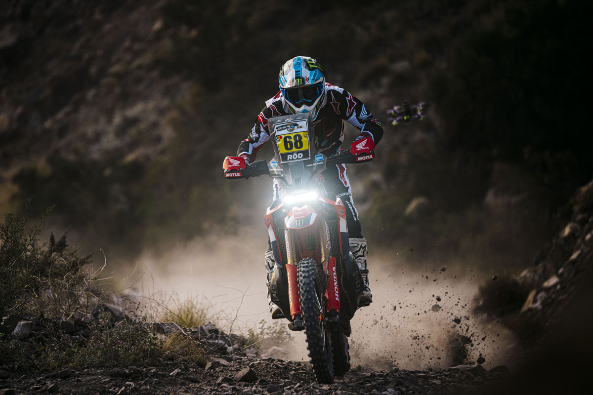 Desafío Ruta 40 Argentina results: Tosha Schareina ends KTM streak as Honda sweeps Stage 4