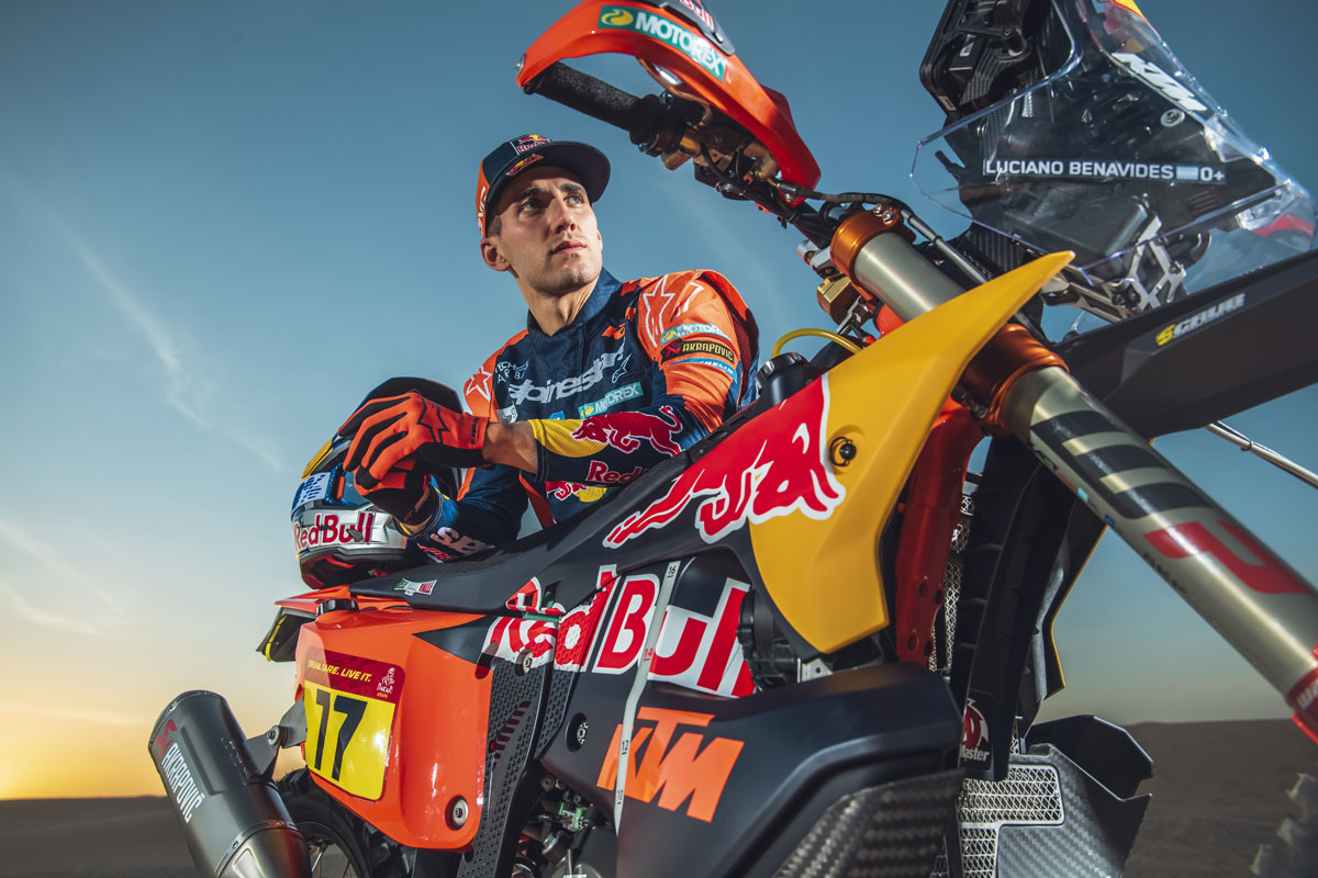 Luciano Benavides extends Red Bull KTM Factory Racing deal after Dakar 2026 victory